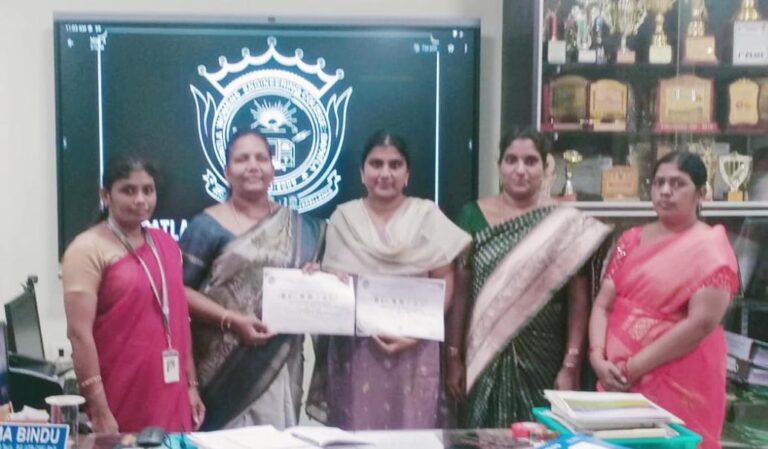 Bapatla Women’s Engineering College Students Win International “Best Paper Award”