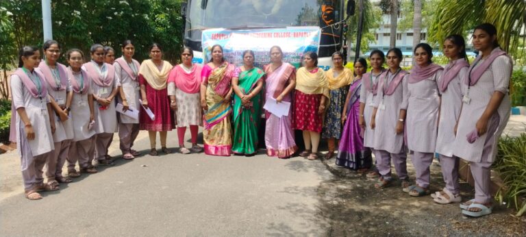 Bapatla Women’s Engineering College – ECE Students Visit Efftronics Systems Pvt. Ltd. for Industrial Exposure